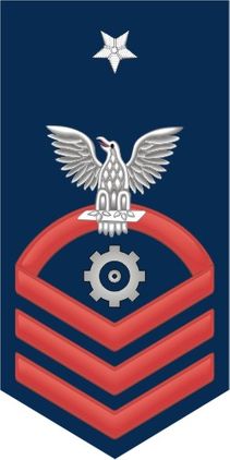Navy Senior Chief Red E-8 Engineman EN Decal Sticker