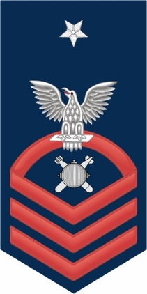 Navy Senior Chief Red E-8 Explosive Ordinance Disposal EOD Decal Sticker