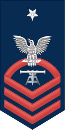 Navy Senior Chief Red E-8 Fire Control Technician FT Decal Sticker