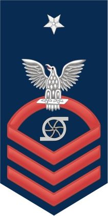 Navy Senior Chief Red E-8 Gas Turbine Systems Technician GS Decal Sticker