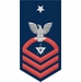 Navy Senior Chief Red E-8 Illustrator Draftsman DM Decal Sticker