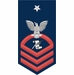 Navy Senior Chief Red E-8 Journalist JO Decal Sticker