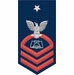 Navy Senior Chief Red E-8 Mess Manager Specialist MS Decal Sticker