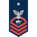 Navy Senior Chief Red E-8 Mineman MN Decal Sticker