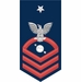 Navy Senior Chief Red E-8 Operations Specialist OS Decal Sticker