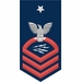 Navy Senior Chief Red E-8 Radioman RM Decal Sticker