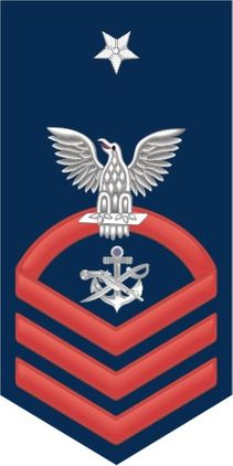 Navy Senior Chief Red E-8 Special Warfare Boat Operator SB Decal Sticker