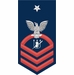 Navy Senior Chief Red E-8 Weapons Technician WT Decal Sticker
