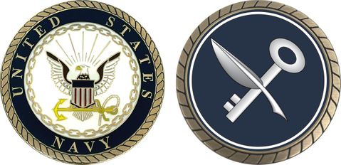 Navy Ship's Serviceman Challenge Coin