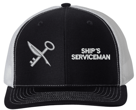 Navy Ship's Serviceman (SH) Rating USA Mesh-Back Cap