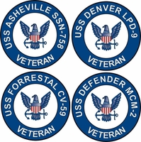 Navy Ship Veteran Decals Thumbnail Illustration