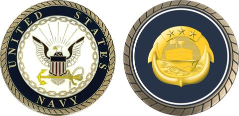 Navy Small Craft Challenge Coin