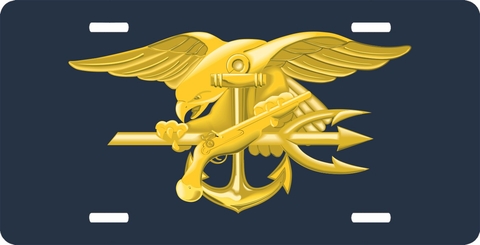Navy Special Warfare License Plate