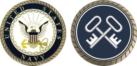 Navy Storekeeper Challenge Coin