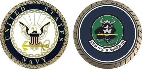 Navy Strike Fighter Squadron 125 Challenge Coin