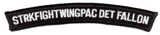 Navy STRKFIGHTWINGPAC Rocker Military Patch