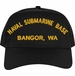 Navy Submarine Base Bangor Text Only Embroidered Cap