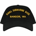Navy Submarine Base Bangor Text Only Embroidered Cap