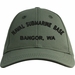 Navy Submarine Base Bangor Text Only Embroidered Cap