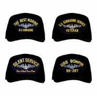 Navy Submarine Caps Thumbnail Illustration