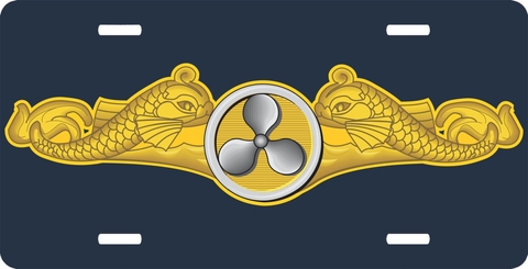 Navy Submarine Engineer Duty License Plate