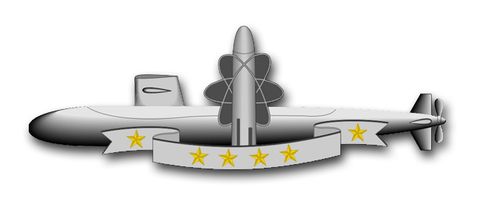 Navy Submarine SSBN Deterrent Patrol Vinyl Transfer Decal