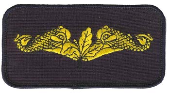 Navy Submarine Supply Bar 2x4" Military Patch