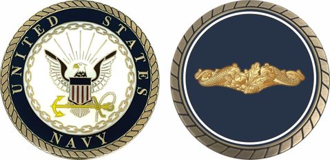 Navy Submarine Supply Corps Challenge Coin
