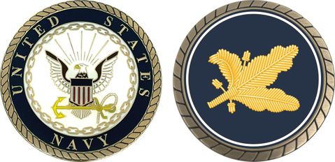 Navy Supply Corps Challenge Coin