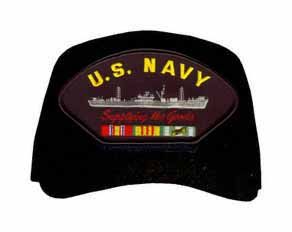 Navy ' Supplying the Goods ' with Vietnam Veteran Ribbons Ball Cap
