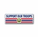 NAVY SUPPORT OUR TROOPS VINYL TRANSFER BUMPER STICKER