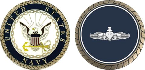 Navy Surface Warfare Enlisted Challenge Coin