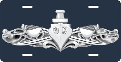 Navy Surface Warfare Enlisted License Plate