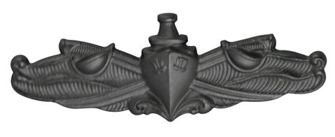 Navy Surface Warfare Enlisted (Subdued Black Metal)