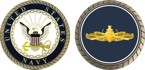 Navy Surface Warfare Officer Challenge Coin