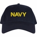 Navy Text Only USA Cap