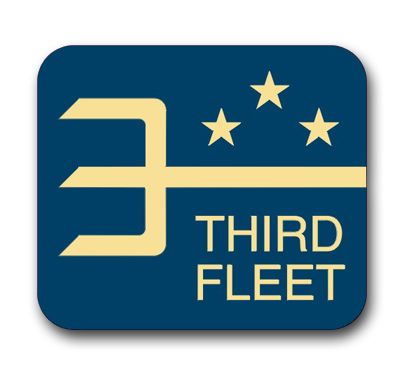 Navy Third Fleet Vinyl Transfer Decal