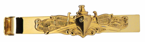 Navy Tie Clasp:  Officer with Surface Warfare Insignia