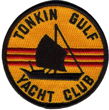 Navy Tonkin Gulf Yacht Club 3" Military Patch