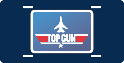 Navy Top Gun License Plate