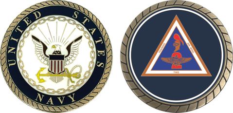 Navy Training Air Wing Two Squadron Challenge Coin