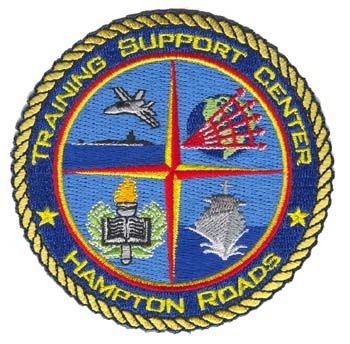 Navy Training Support Center Hampton Roads 3.5" Military Patch