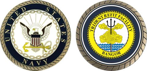 Navy Trident Refit Facility Challenge Coin