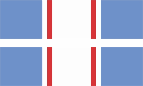 Navy U.S. Antarctic Expedition Ribbon Decal