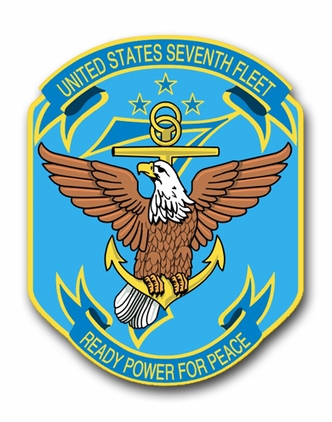 Navy United States Seventh Fleet Vinyl Transfer Decal