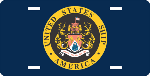 Navy USS America CVA-66 License Plate