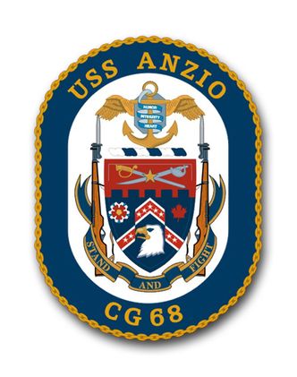Navy USS Anzio CG-68 Vinyl Transfer Decal