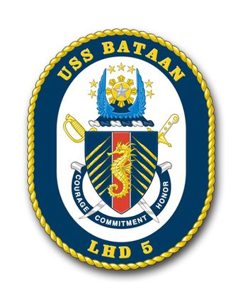 Navy USS Battaan LHD-5 Vinyl Transfer Decal