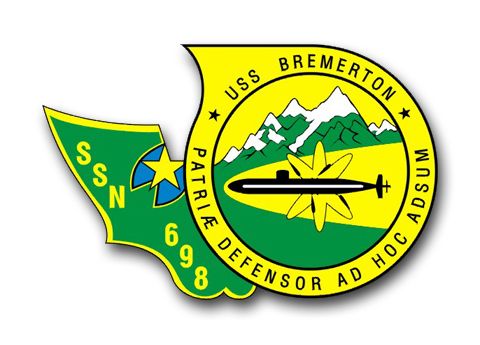 Navy USS Bremerton SSN-698 Vinyl Transfer Decal