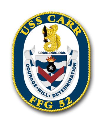 Navy USS Carr FFG-52 Vinyl Transfer Decal